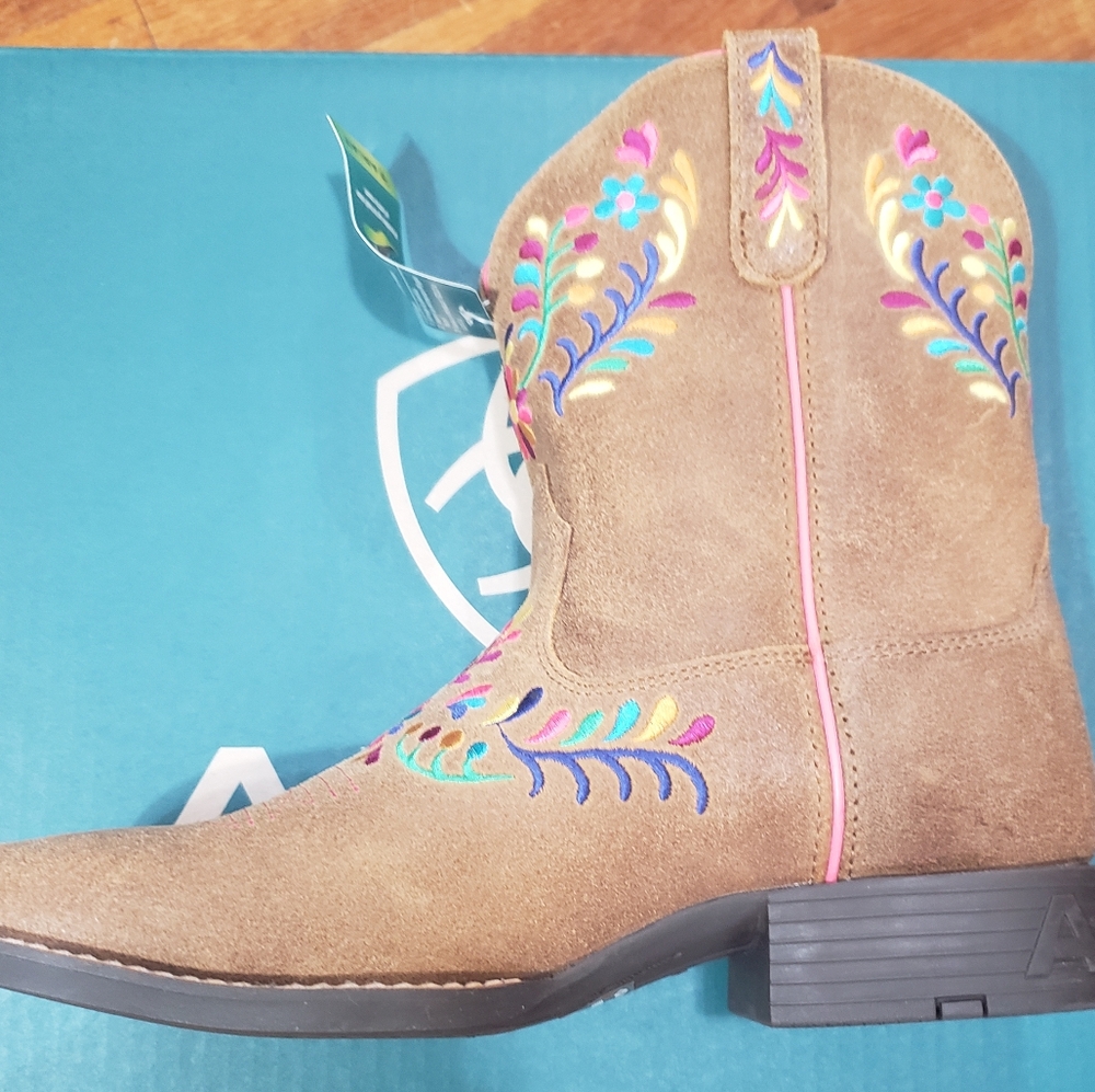 Ariat Kids Wild Flower Canyon Tan - Picture 3 of 4